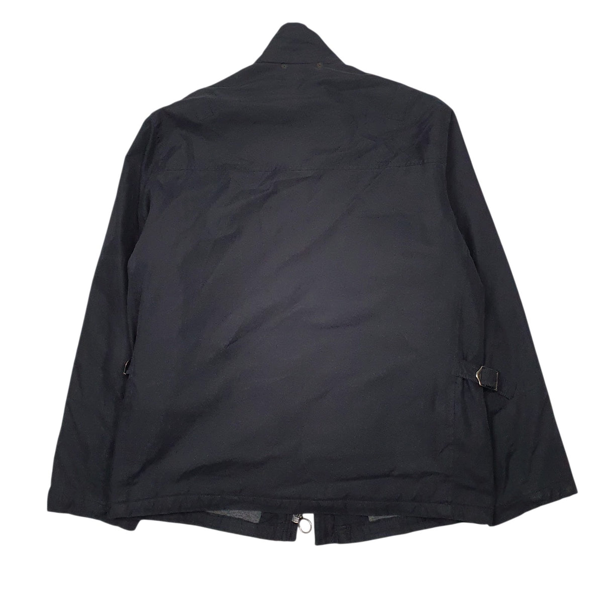 Mens Black Trussardi Fleece Lined  Coat