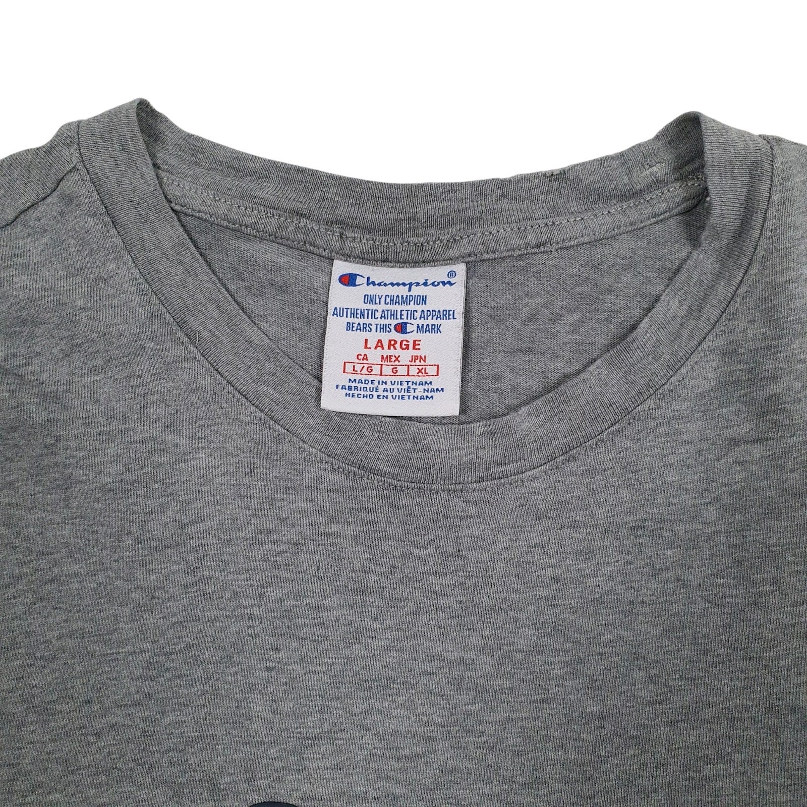 Mens Grey Champion   T Shirt