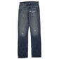Mens Blue Levis Distressed 501 JeansW31 L34