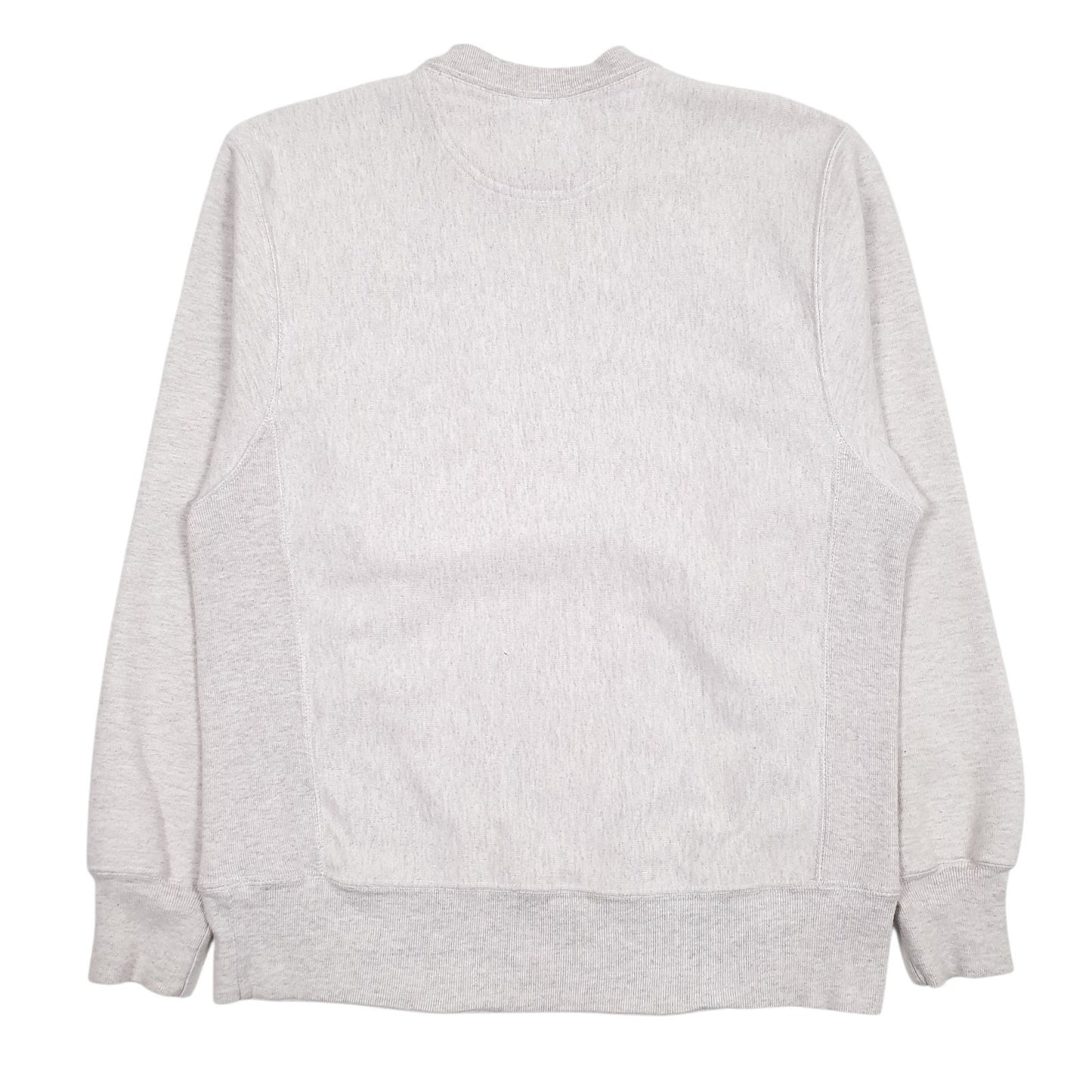 Mens Grey Champion Reverse Weave Vintage 90s Crewneck Jumper