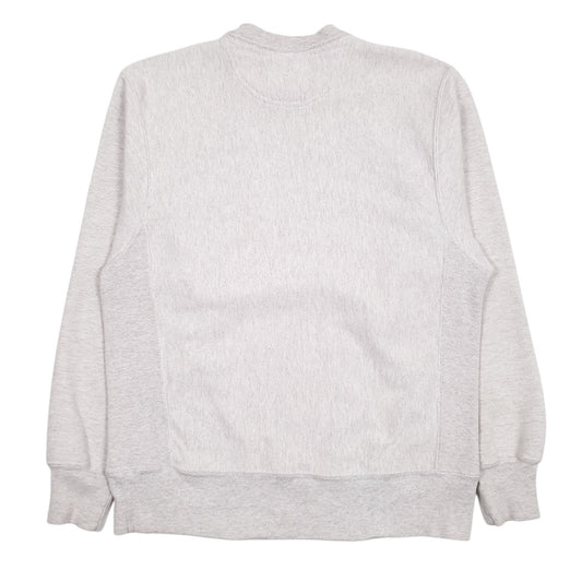 Mens Grey Champion Reverse Weave Vintage 90s Crewneck Jumper