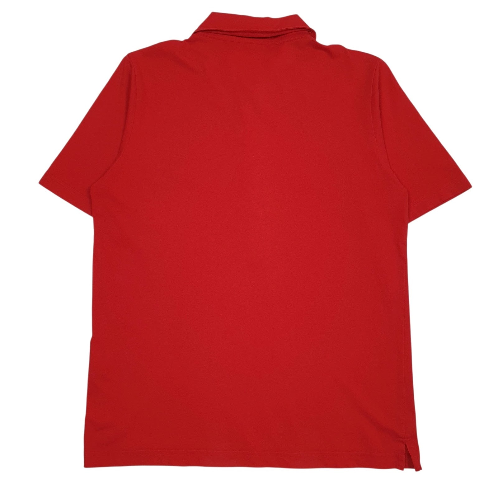 Mens Red Lyle & Scott  Hoodie Polo Shirt