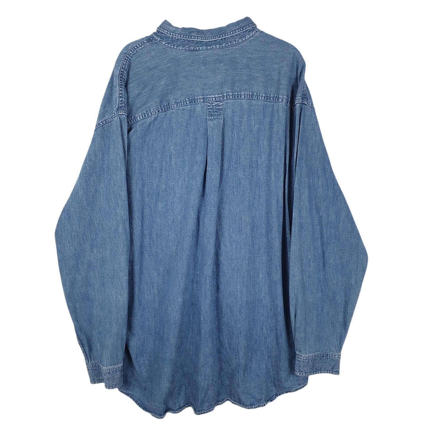 Mens Blue L.L.Bean Denim  Shirt