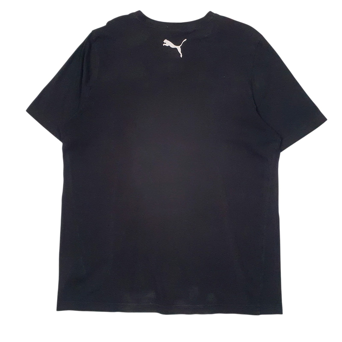 Mens Black Puma Spellout  T Shirt