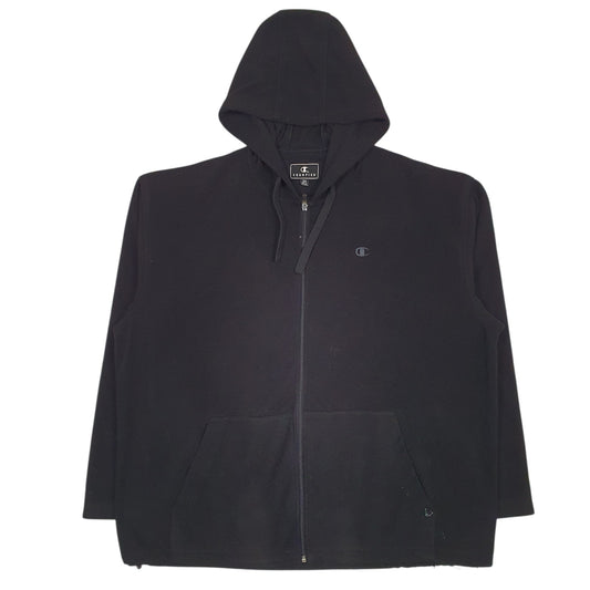Mens Black Champion  Full Zip Jumper