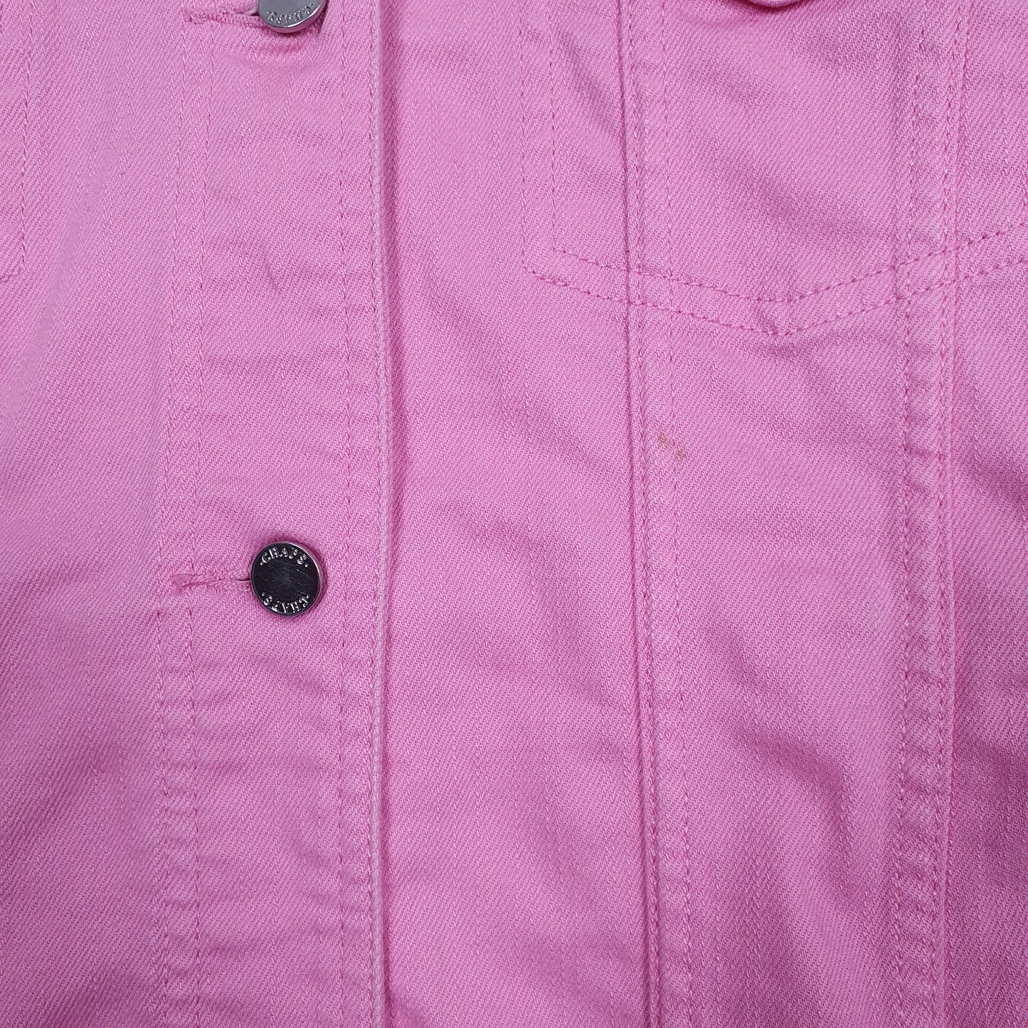 Womens Pink Chaps Type 3 Trucker  Coat