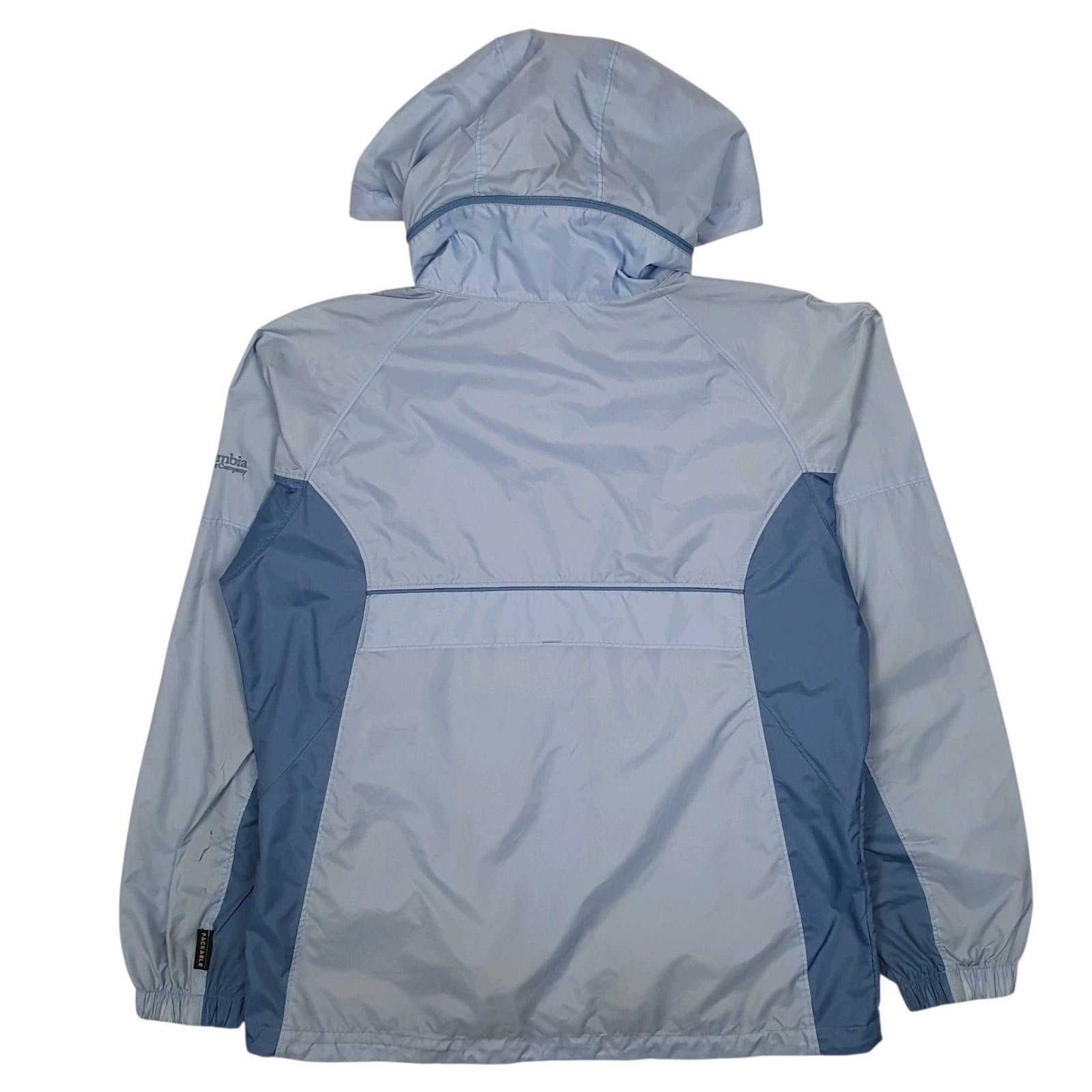 Womens Blue Columbia Sportswear Company Packable  Coat
