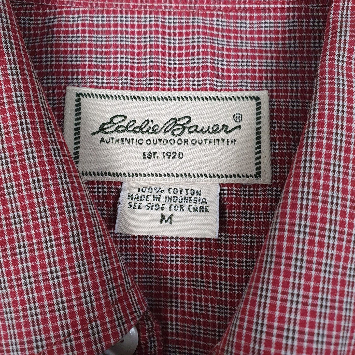 Mens Red Eddie Bauer   Shirt