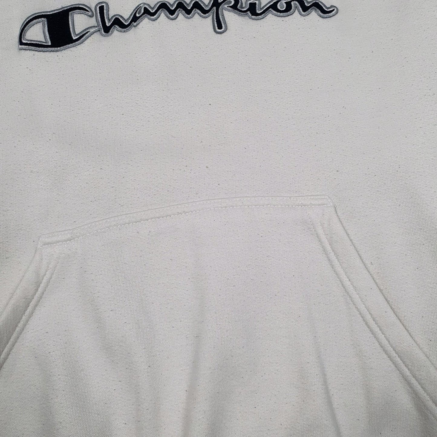 Mens White Champion  Hoodie Jumper