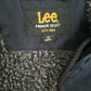 Mens Navy Lee Padded Sherpa Lined  Coat