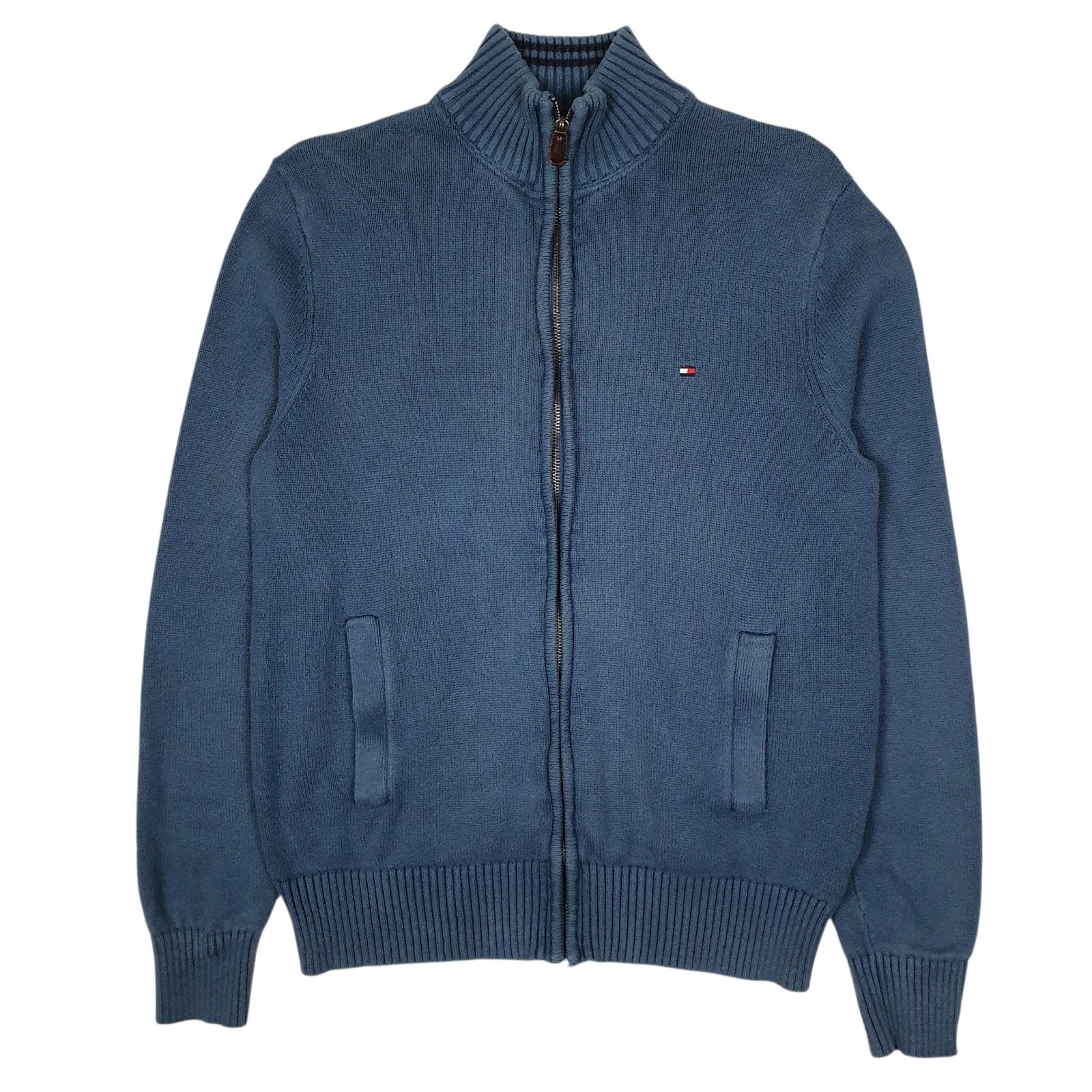 Mens Blue Tommy Hilfiger  Full Zip Jumper