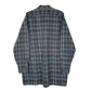 Mens Green CDM Plaid Flannel  Shirt