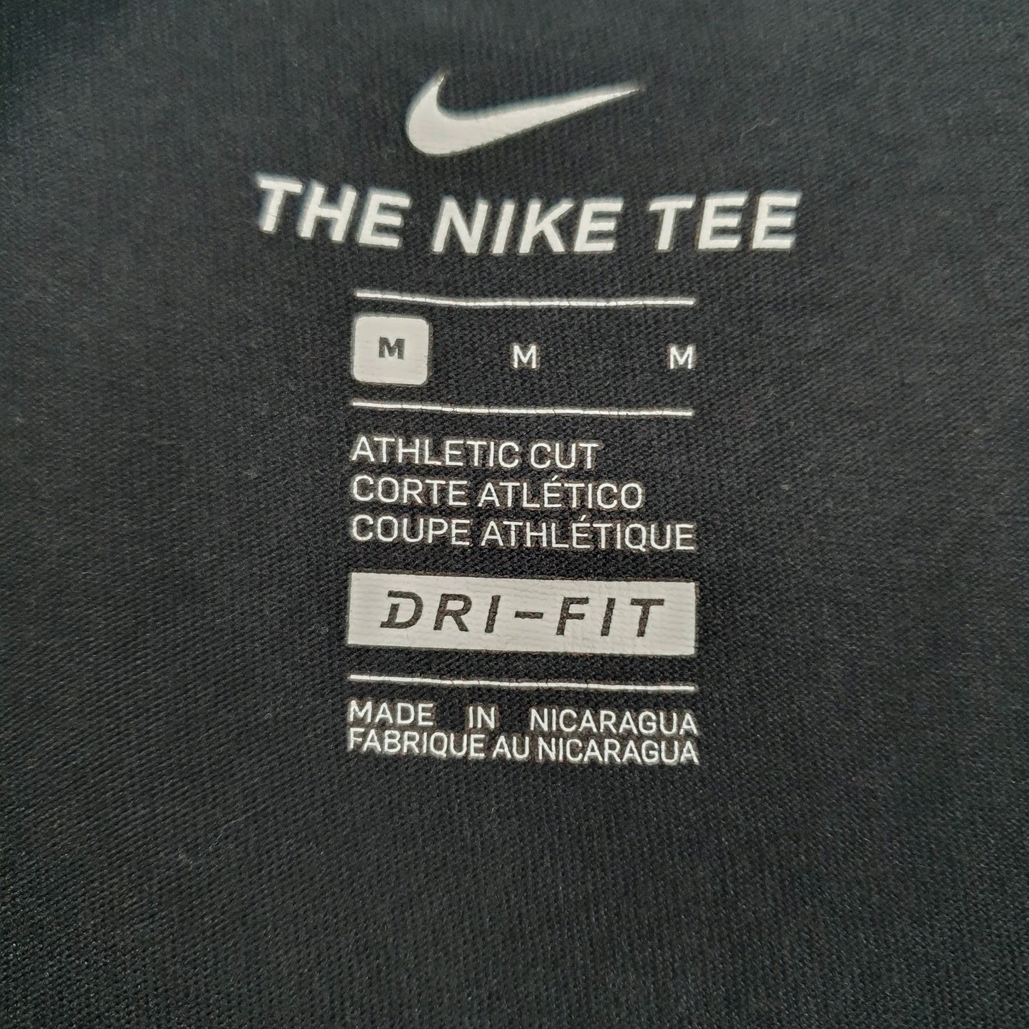 Mens Black Nike Dri-Fit  T Shirt