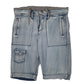 Mens Blue Bauhaus Denim Chino Shorts