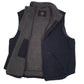 Mens Navy Lee Sherpa Lined  Coat