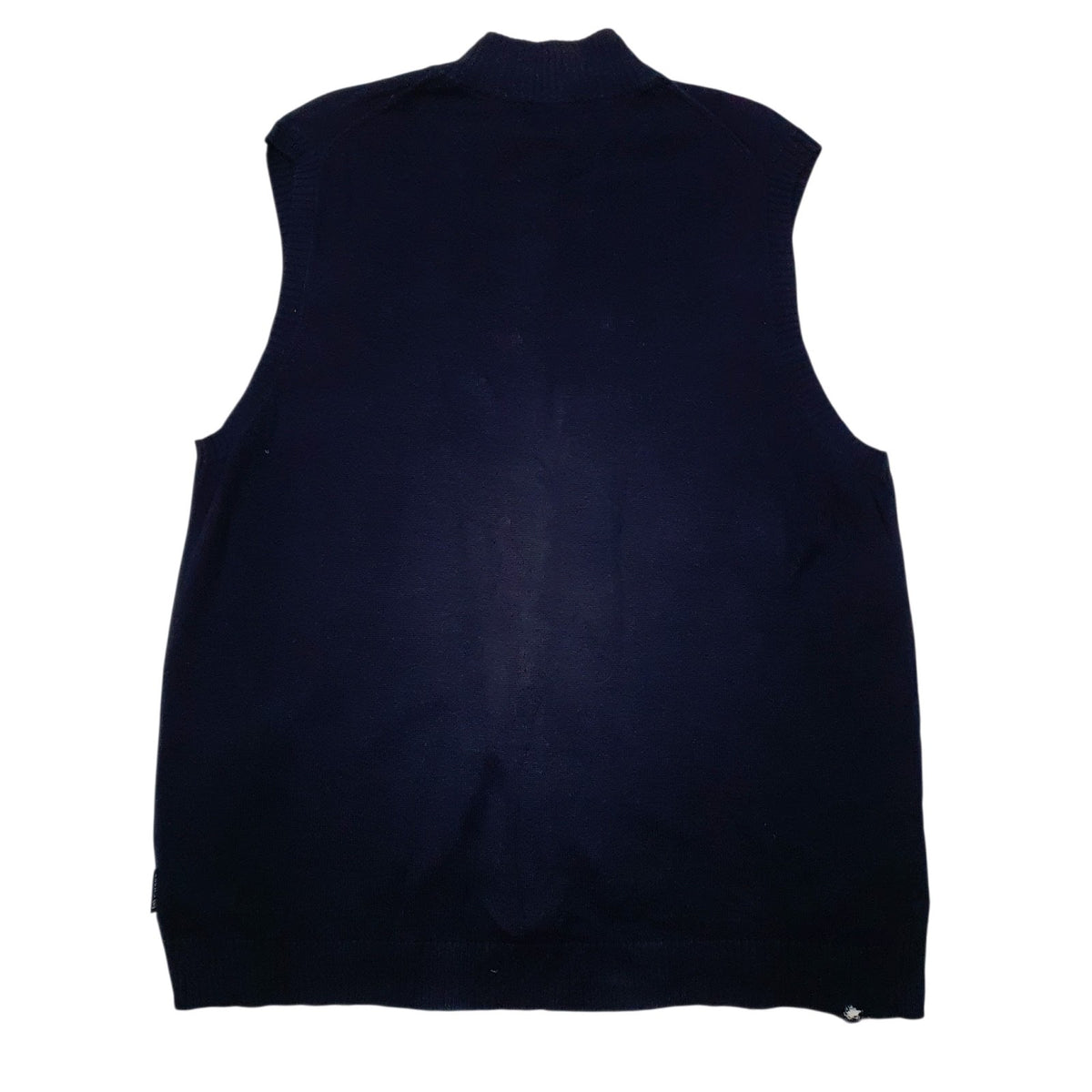 Mens Navy Chaps  Gilet Jumper