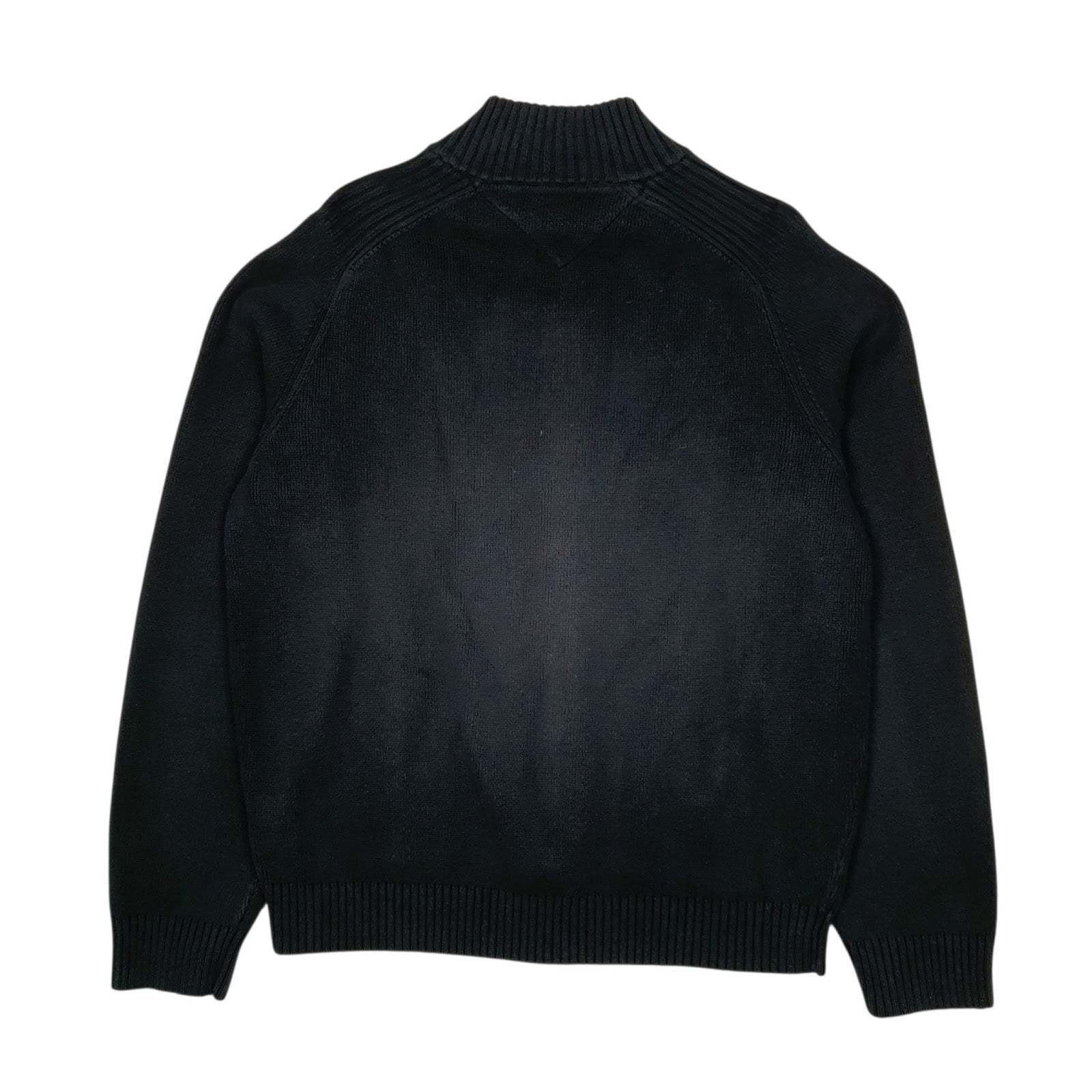 Mens Black Tommy Hilfiger  Full Zip Jumper