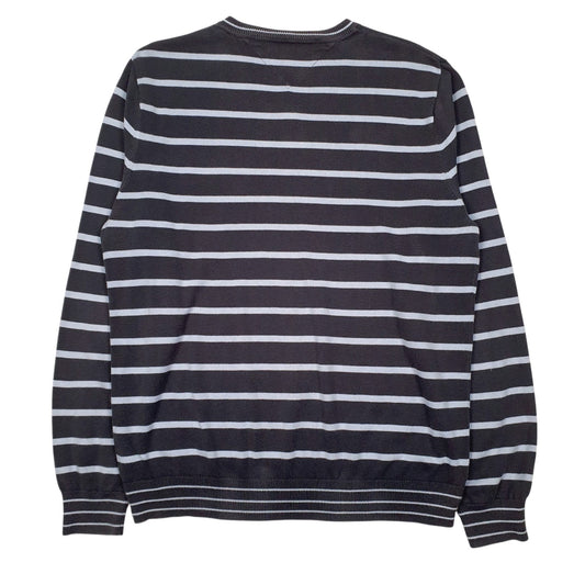 Mens Grey Tommy Hilfiger Lightweight Crewneck Jumper