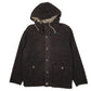 Womens Grey Lee Sherpa Lined Hoodie  Coat