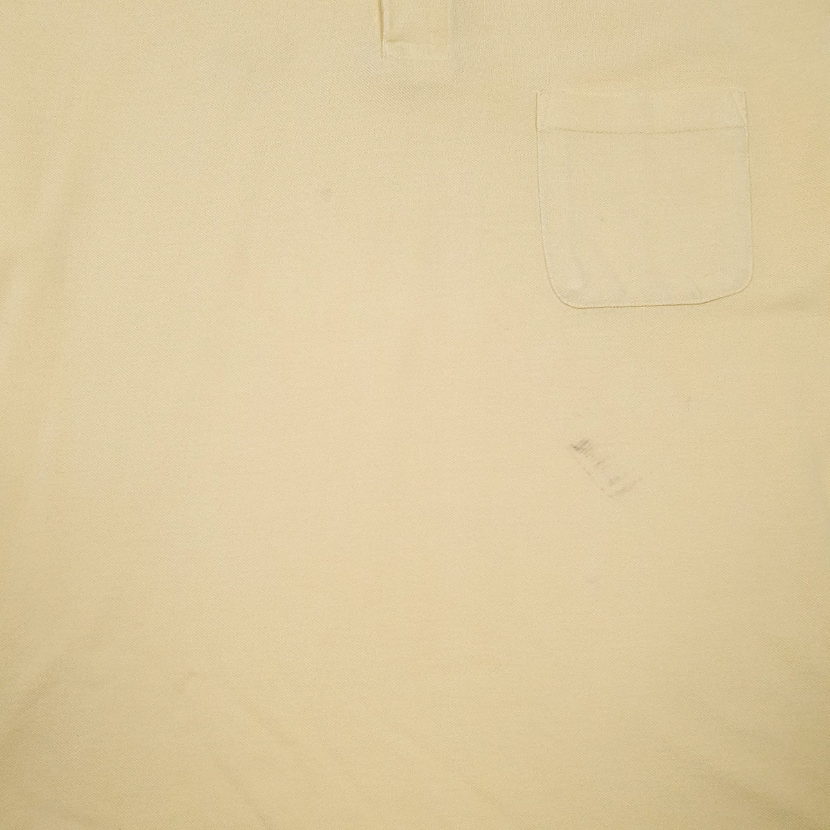 Mens Yellow Puritan   Polo Shirt
