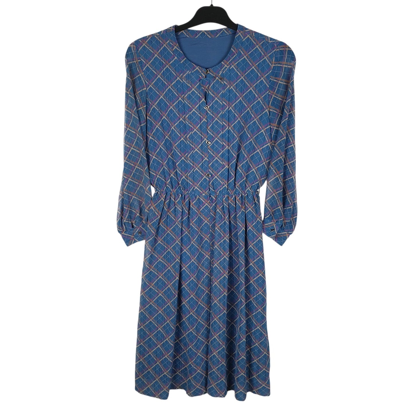 Womens Blue Unbranded  Long Sleeve Dress