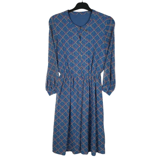 Womens Blue Unbranded  Long Sleeve Dress