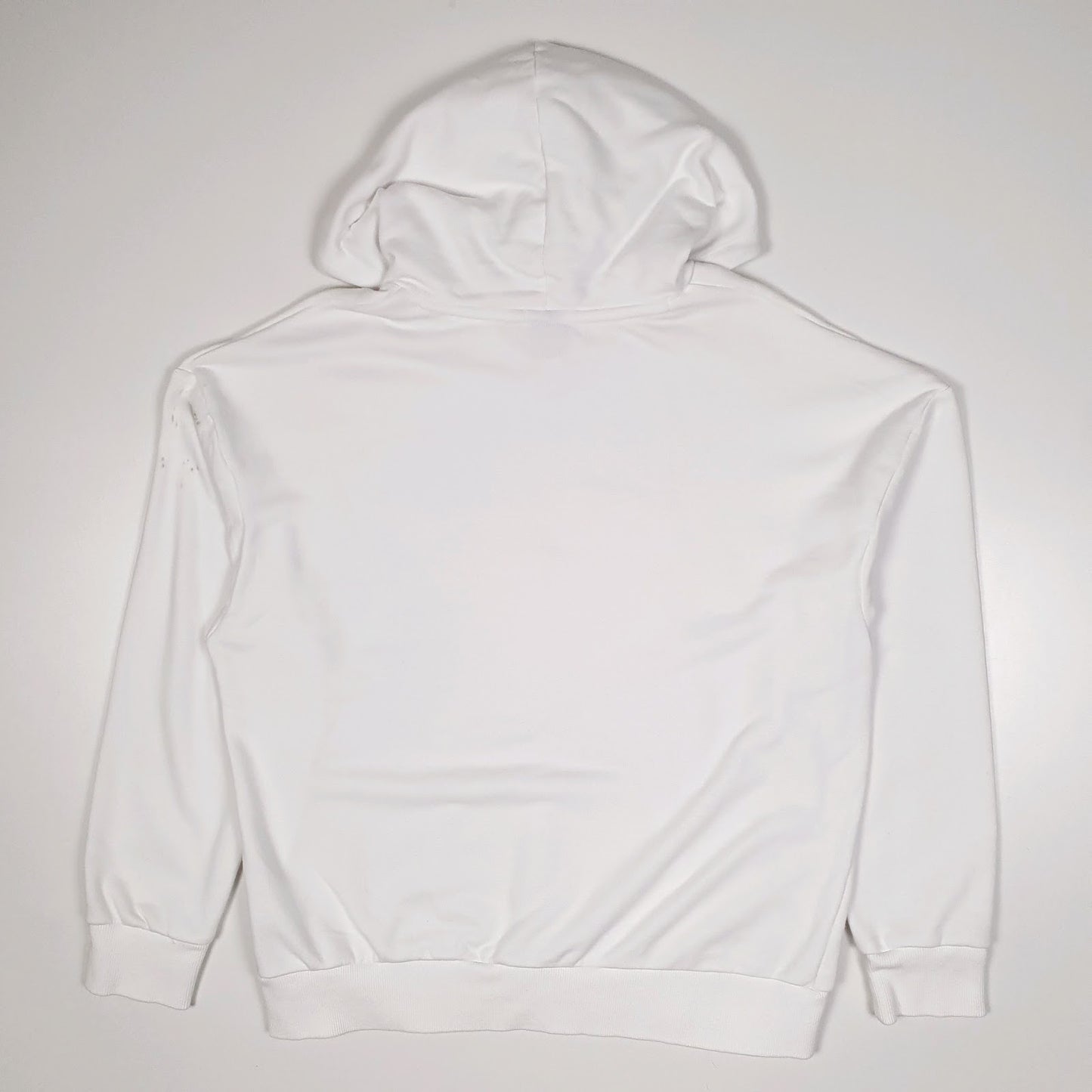 Womens White Puma  Hoodie Jumper