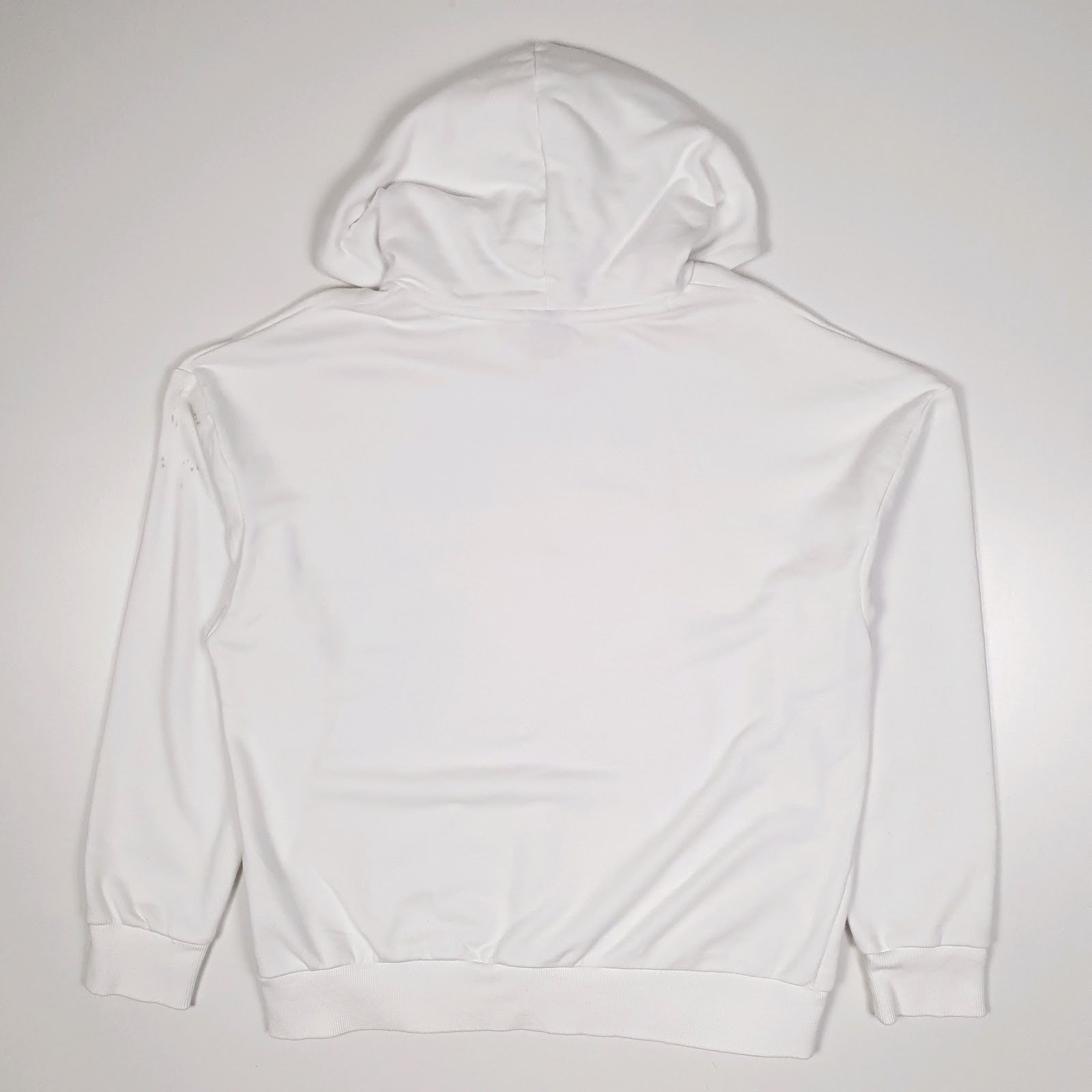 Womens White Puma  Hoodie Jumper