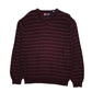 Mens Burgundy Chaps  V Neck Jumper