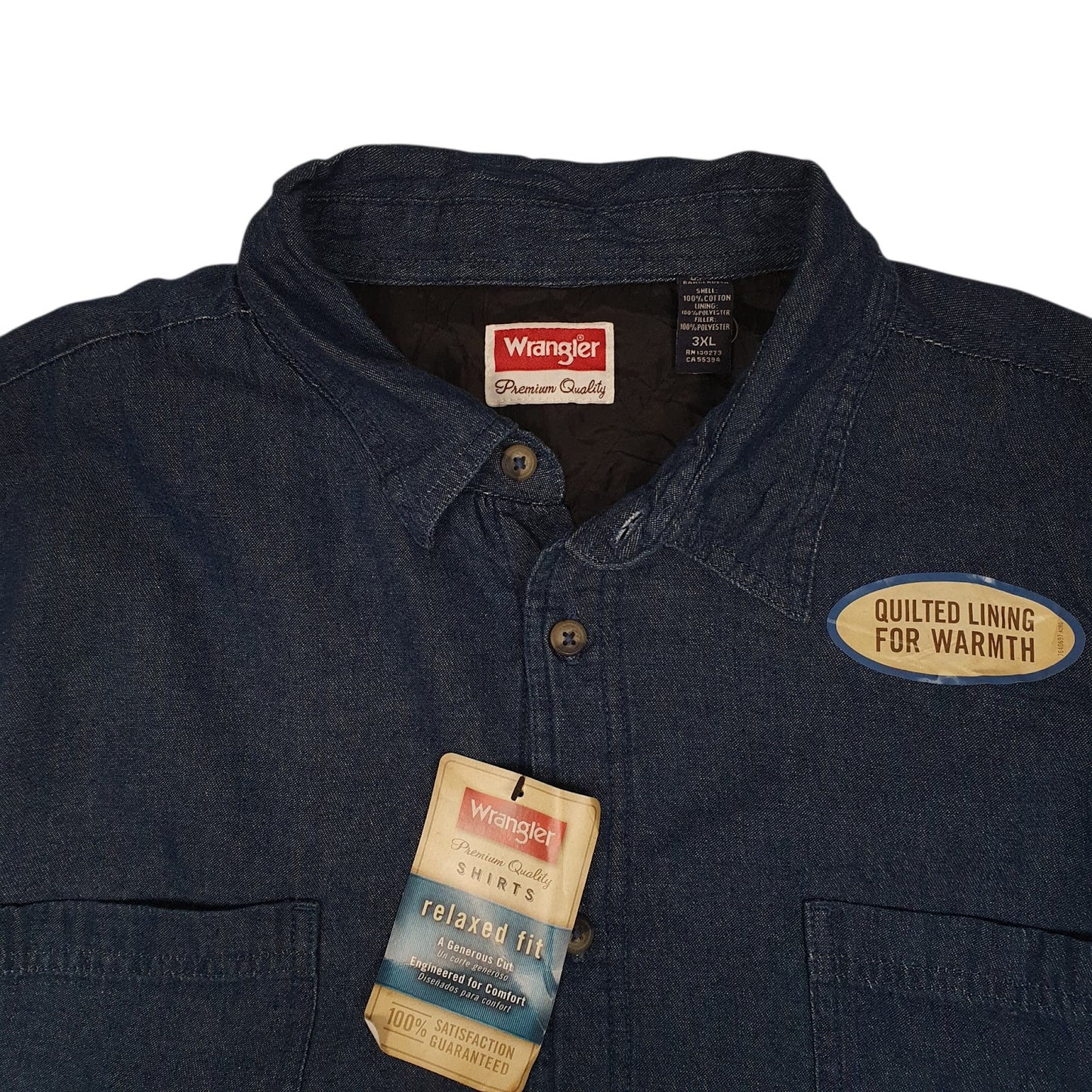 Mens Navy Wrangler   Coat