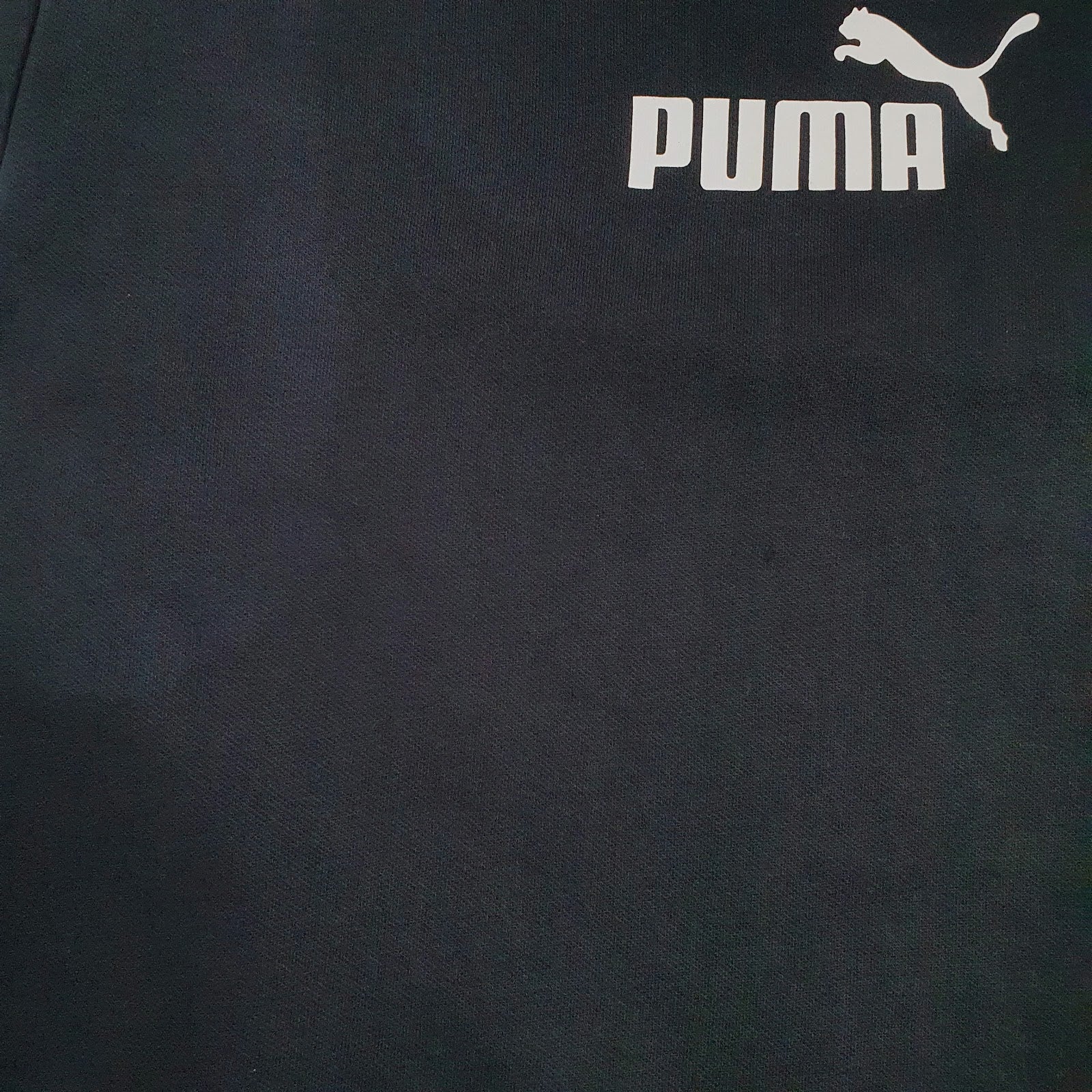 Mens Black Puma  Crewneck Jumper