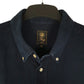 Mens Navy Fay Heavyweight Flannel  Shirt