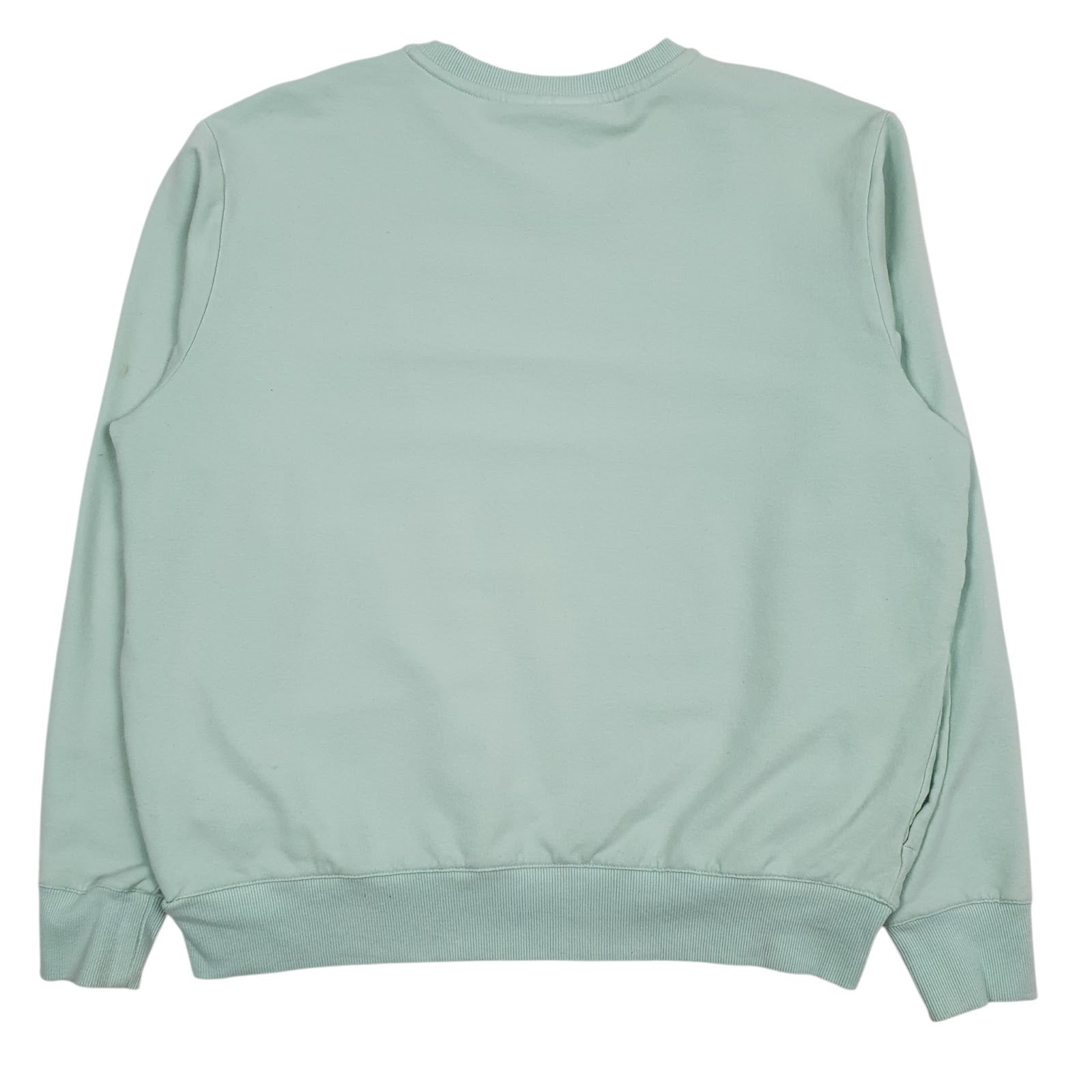 Womens Green Fila  Crewneck Jumper