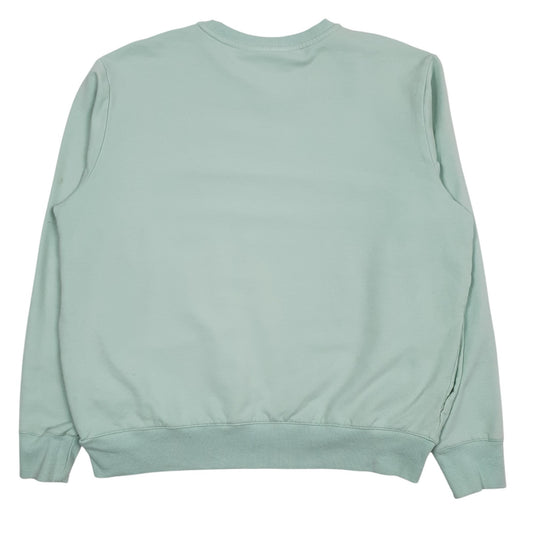 Womens Green Fila  Crewneck Jumper