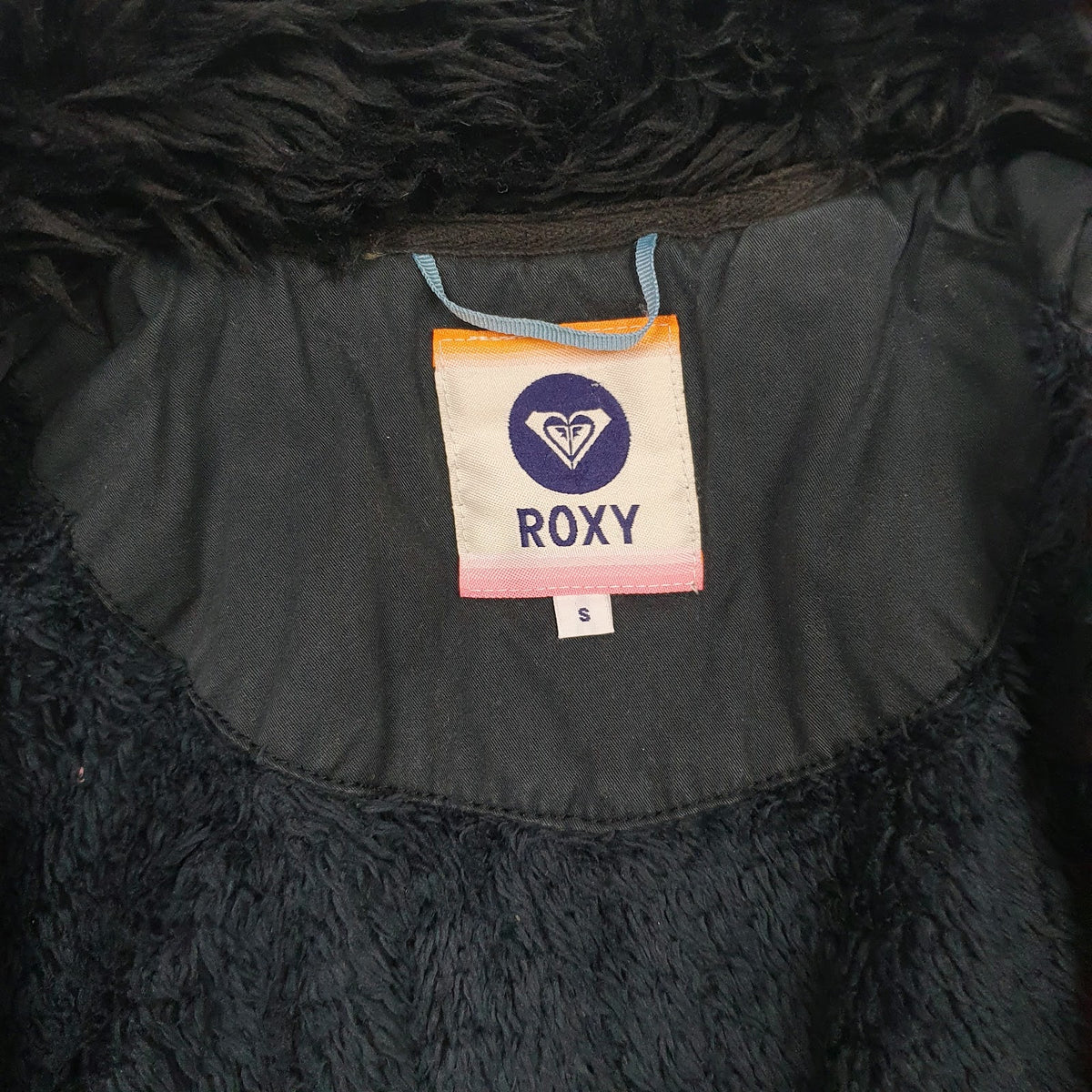 Womens Navy Roxy Padded  Coat