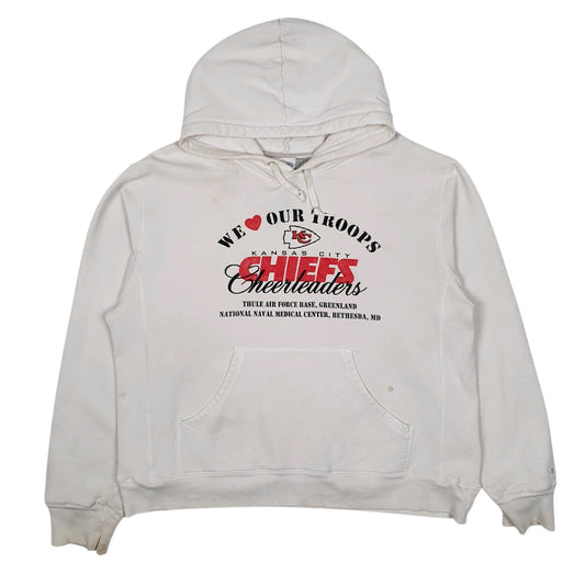 Womens White Champion Kansas City Chiefs Hoodie Jumper