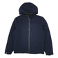 Mens Navy Tommy Hilfiger Fleece Lined Softshell Windbreaker Hoodie Coat