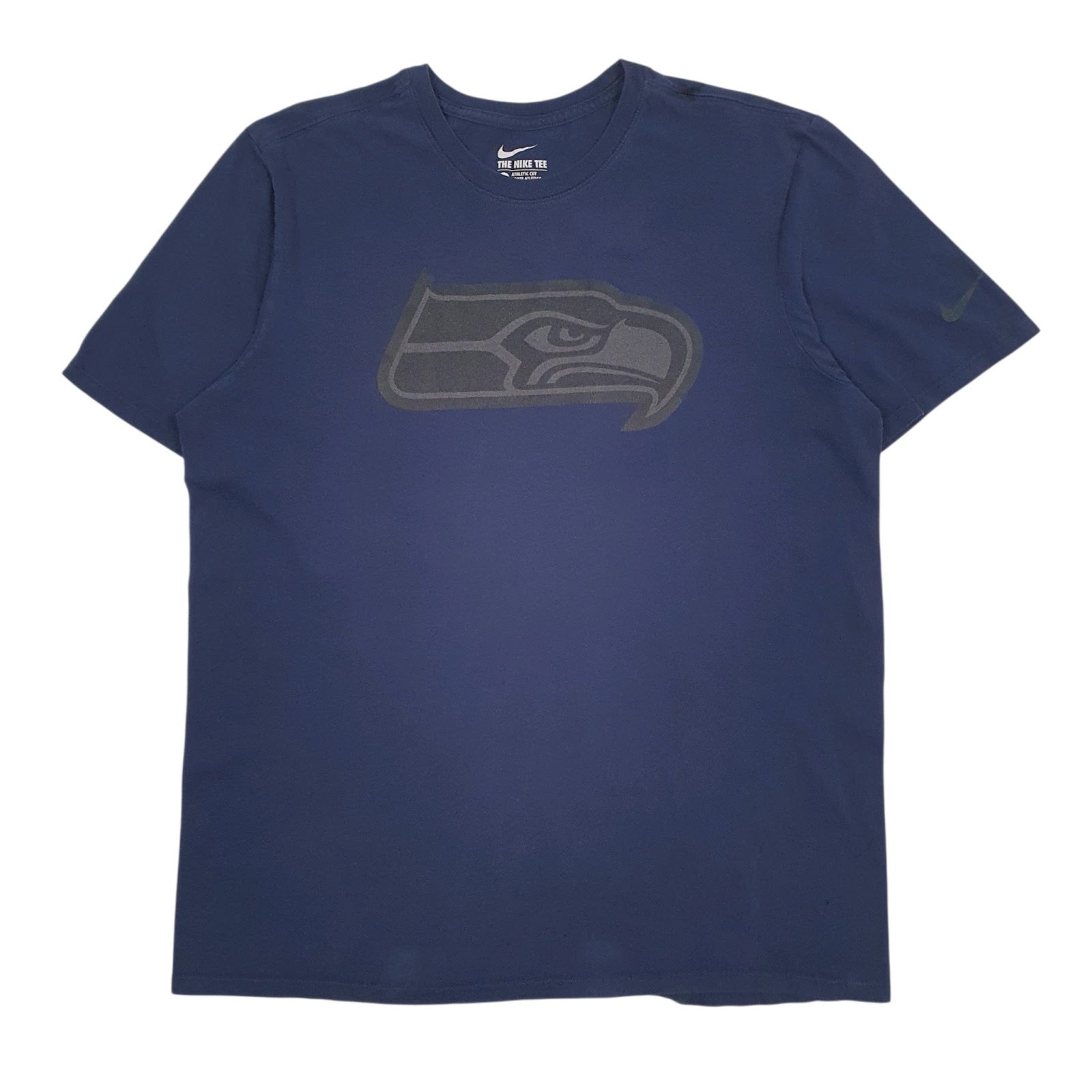 Mens Navy Nike NFL Seattle Seahawks Short Sleeve T Shirt