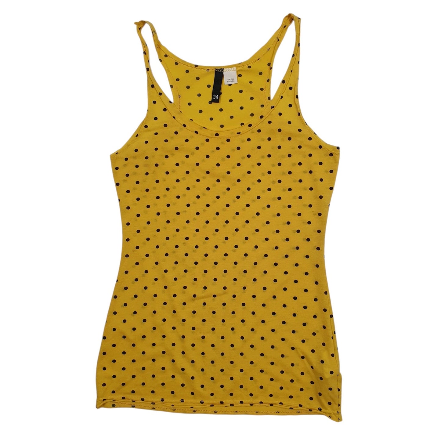 Womens Yellow H&M Vest  T Shirt