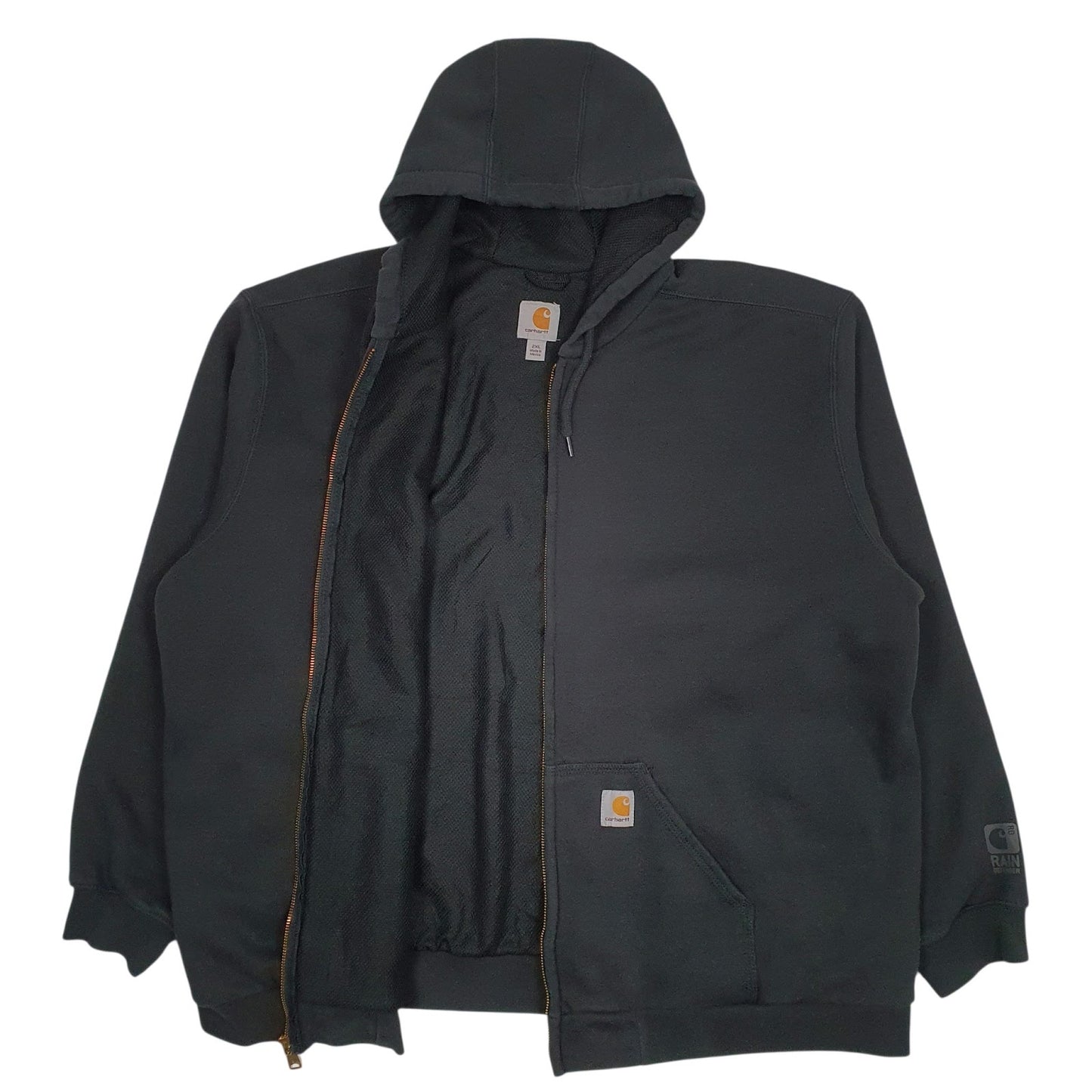Mens Black Carhartt  Full Zip Jumper