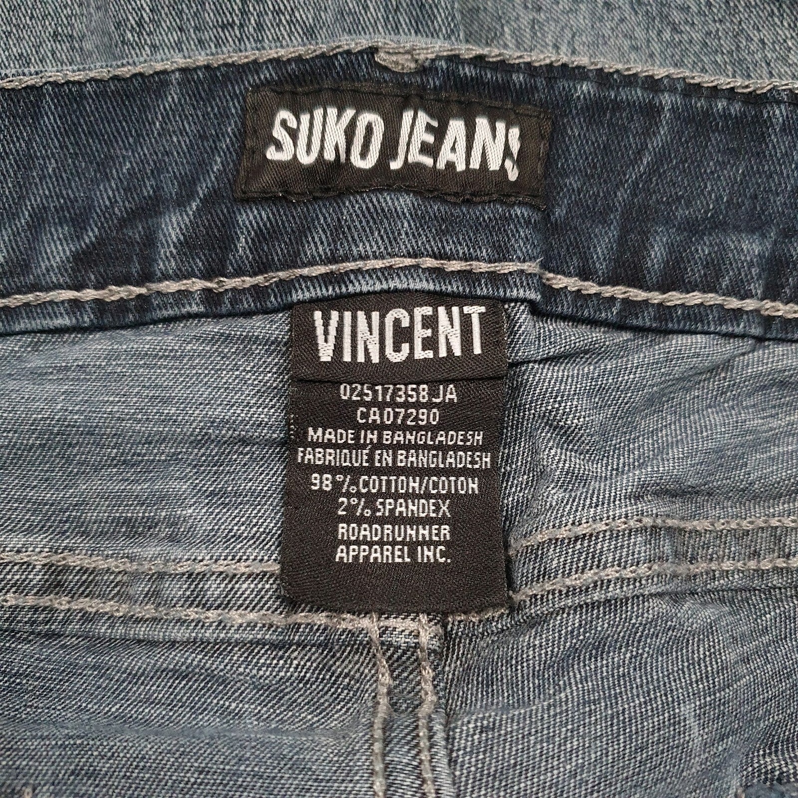 Mens Blue Suko Jeans  Hoodie Jeans