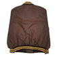 Mens Brown Gem Sportswear Vintage Made In USA Coach Baseball  Coat