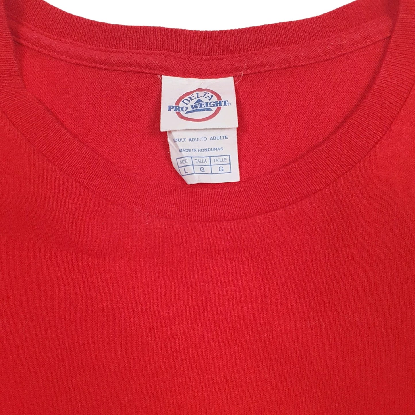 Mens Red Delta Pro Weight USMC  T Shirt