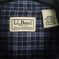 Mens Blue L.L.Bean Flannel  Shirt