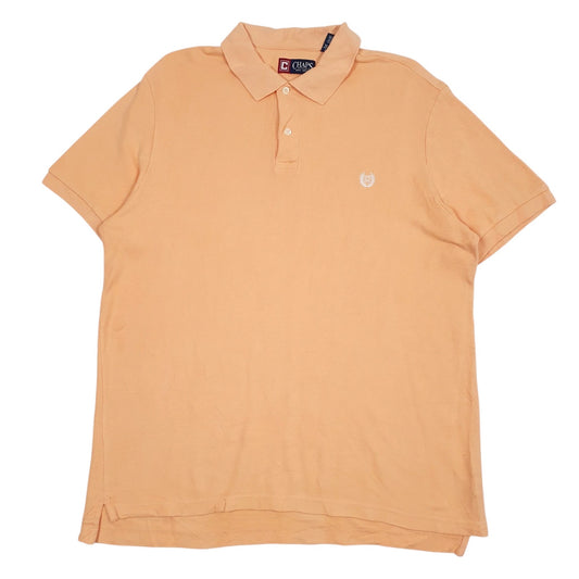 Mens Orange Chaps  Short Sleeve Polo Shirt