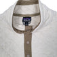 Mens Cream Patagonia Organic Snap T Quarter Zip Jumper