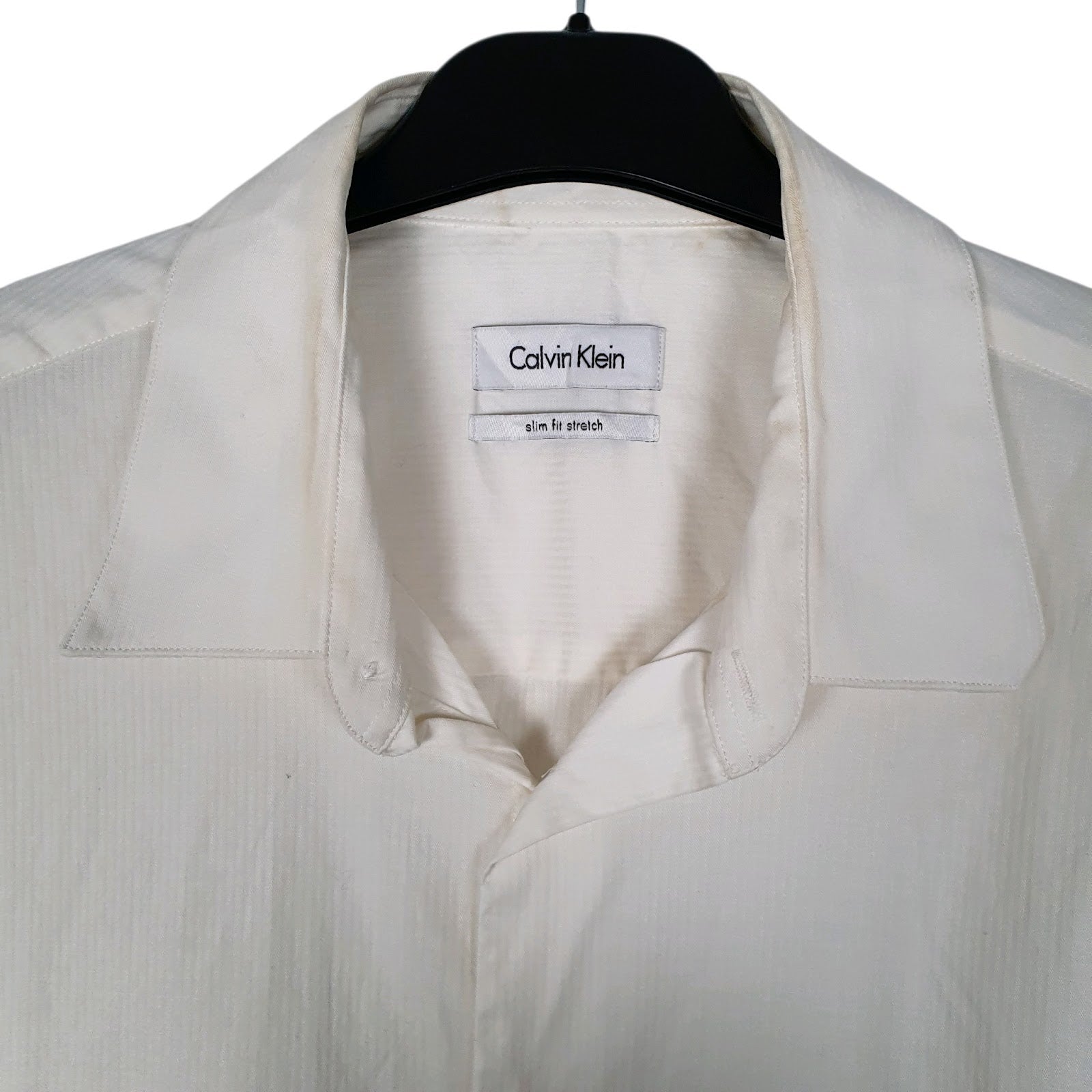 Mens White Calvin Klein   Shirt