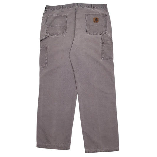 Mens Grey Carhartt   Trousers