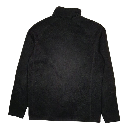 Mens Black Patagonia Better Sweater Full Zip Jumper