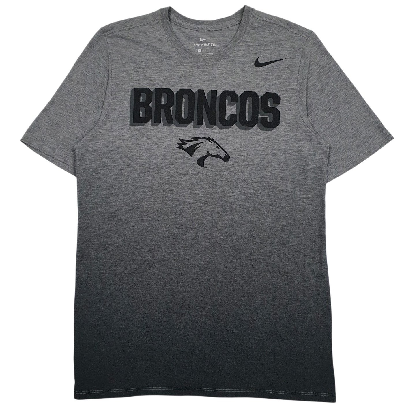 Mens Grey Nike NFL Denver Broncos Short Sleeve T Shirt